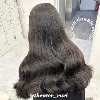ロング カラー ふわっと抜け感🫧 ブラウンベージュ🤎のヘアスタイル