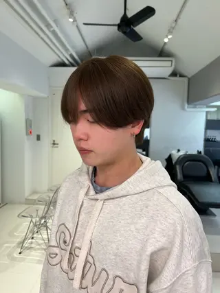 ショート カラー うるぷるカラー 🤍 Naanoのヘアスタイル