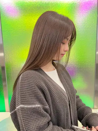 ショート カラー パーマ ヘアアレンジ 【ヘアケア特化型】 newi天王寺のヘアスタイル