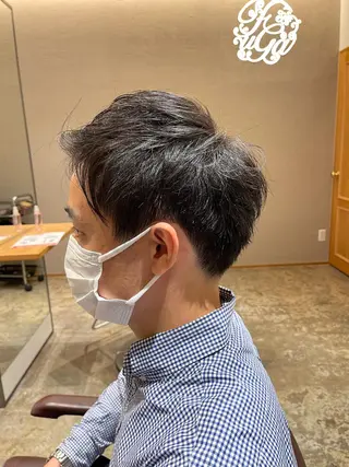 メンズ 林下 優花のヘアスタイル