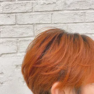 ショート カラー 小顔カット/艶 カラー特化♡MIHOのヘアスタイル