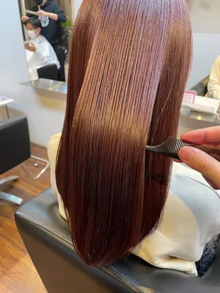 セミロング カラー 松田 光雄のヘアスタイル