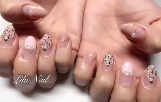 ネイル モチの良さ◉ フィルインネイル♡のネイルデザイン