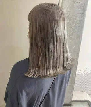 ミディアム カラー 清村 和音のヘアスタイル