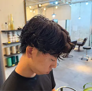ショート パーマ メンズ HARBOR ゆづきのヘアスタイル