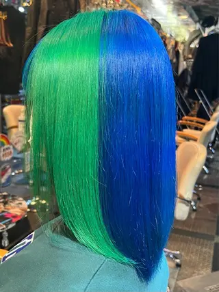 ミディアム カラー KOYA コヤのヘアスタイル
