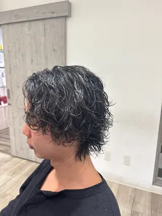 ミディアム 青木 翔海のヘアスタイル