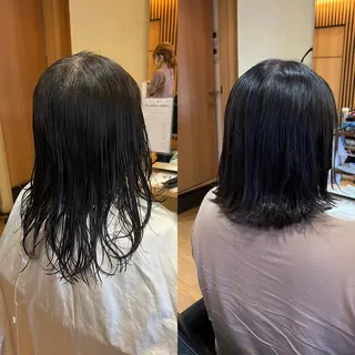 ミディアム カラー 美容室 LA BEAU大塚店のヘアスタイル