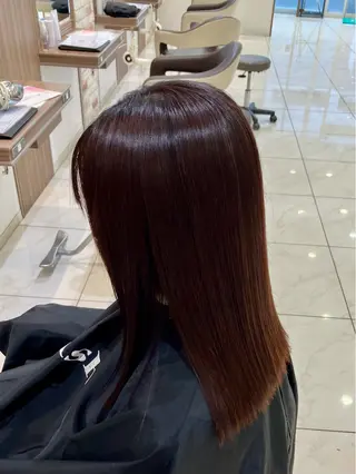 ロング カラー ☂️Ash 新杉田☂️山本のヘアスタイル