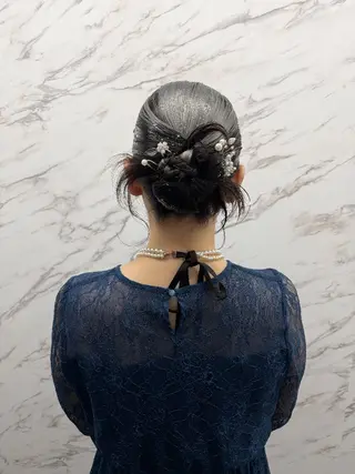 ヘアアレンジ 縮毛/ヘアセット suzのヘアスタイル