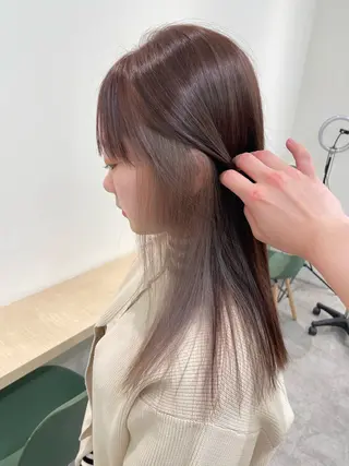 ロング カラー たなか こころ🎀のヘアスタイル