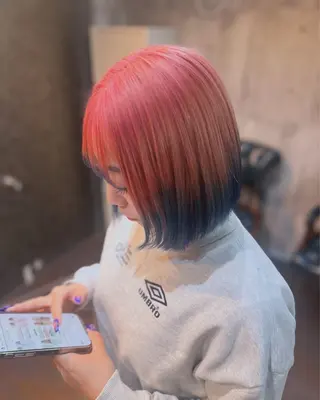 カラー 🎨たくや/レイヤー /艶ハイトーン🎨のヘアスタイル