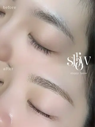 アイブロウ mignon🩵らむ /まつげパーマ 眉毛のマツエク・マツパデザイン