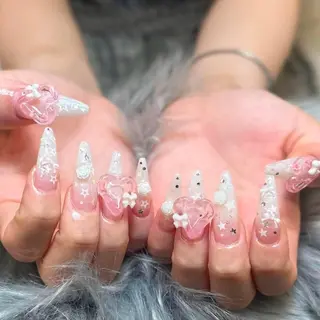 ネイル ANH ゴテゴテネイルのネイルデザイン