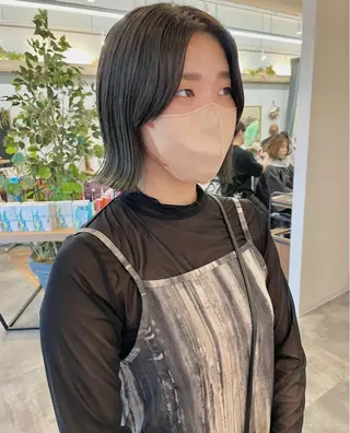 ミディアム カラー ナチュラル＆ラフヘア 松尾 凌のヘアスタイル