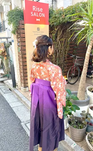似合わせヘアメイク 💐オダギリチアキのヘアスタイル