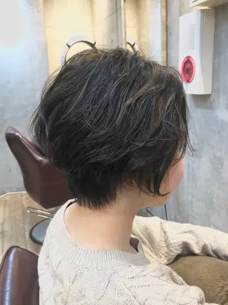 ショート カラー 増山 大起のヘアスタイル