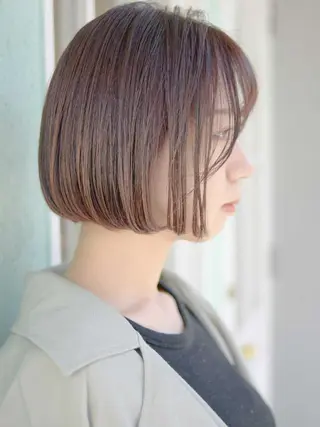 ミディアム カラー ビューティービースト 新宿のヘアスタイル