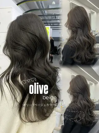 ロング カラー 上品モテヘア🩶 karen🩶のヘアスタイル