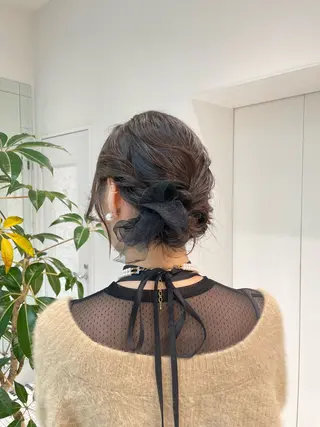 ショート ヘアアレンジ 大畑 茉那のヘアスタイル