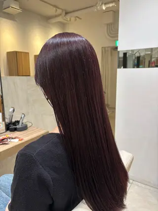 ロング カラー かどの あゆみのヘアスタイル