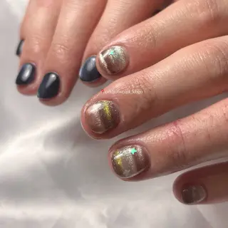 メンズ ネイル 梅本 愛のネイルデザイン