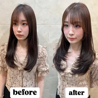 セミロング ✂︎艶髪特化✂︎ 北千住 竹ヶ原健司のヘアスタイル