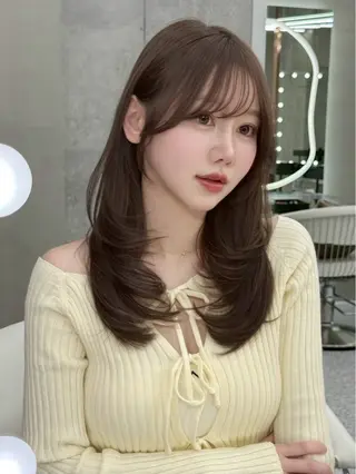 セミロング 🩵レイヤー/ショー ト/🫧harukaのヘアスタイル