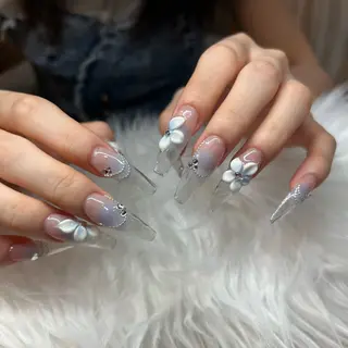 ネイル FOINAIL 🎀長さだし🎀のネイルデザイン