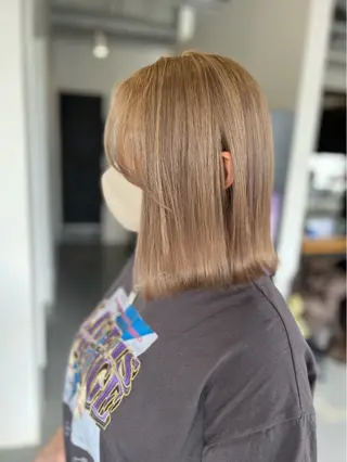 セミロング 浅原 恵樹のヘアスタイル
