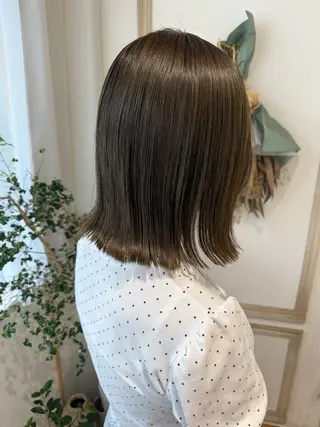 ミディアム カラー merc.🦋菱谷 はなのヘアスタイル