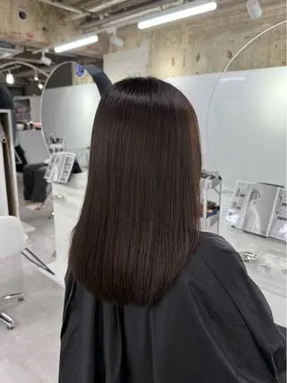 セミロング カラー yuuna ✮ door whiteのヘアスタイル