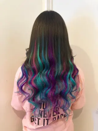 ロング カラー 🧡艶髪/エクステ 🫧🧡YUKI❄️のヘアスタイル