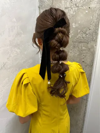 ロング ヘアアレンジ kei_____ SALOWINのヘアスタイル