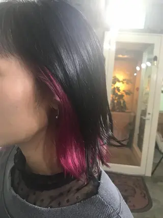 ショート カラー パーマ ヘアアレンジ メンズ キッズ ネイル マツエク・マツパ サロンドミルク 渋谷高比良のヘアスタイル