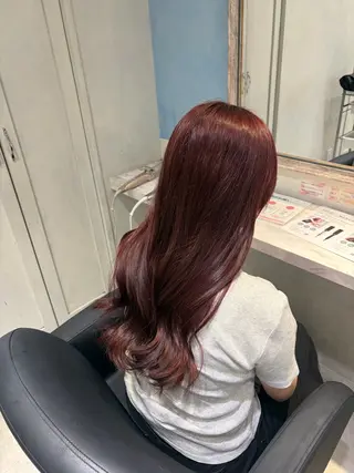 ロング カラー 透明感カラー🎀 みゆうのヘアスタイル