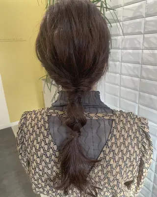 ロング hubhair レイヤー/透明感のヘアスタイル