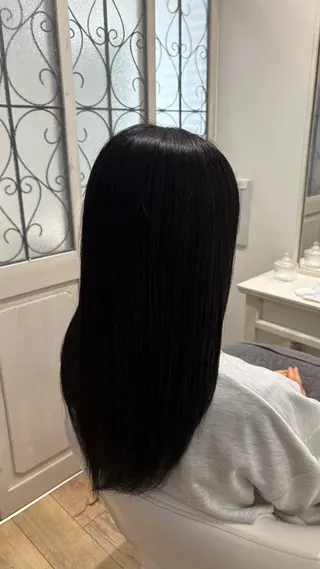 ミディアム カラー 似合わせ 顔周りYUUGAのヘアスタイル