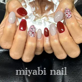 ネイル miyabi nail 桂川駅近くのネイルデザイン