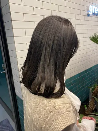 カラー 透明感カラー🌿 グレージュ🐺陽介のヘアスタイル