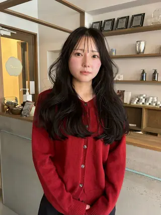 ロング カラー yuna☘️ 名古屋のヘアスタイル