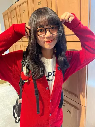 セミロング カラー SIKI yuuna レイヤーカット🪽のヘアスタイル
