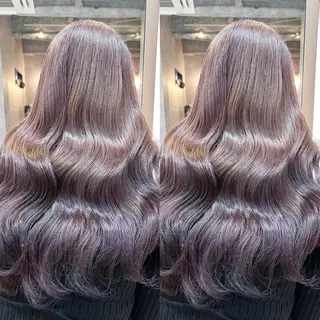 ロング カラー 🐈⬛momo🐾 ブリーチ・Wカラーのヘアスタイル