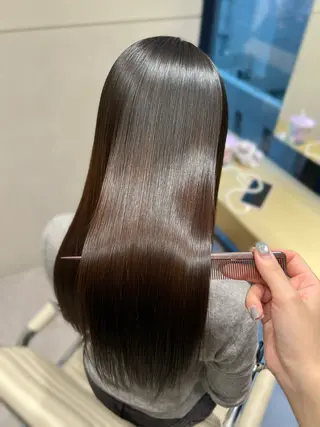 ロング 銀座マンツーマン/ 艶髪/佐藤カコのヘアスタイル