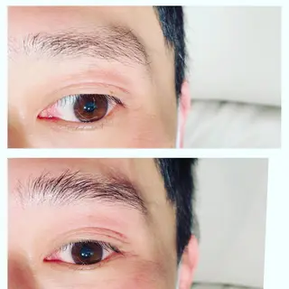 メンズ アイブロウ MINX eye トシジマ ユキのマツエク・マツパデザイン