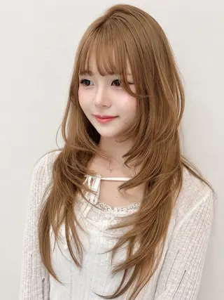 カラー GiseL ハイトー ンSa_ya🎀のヘアスタイル