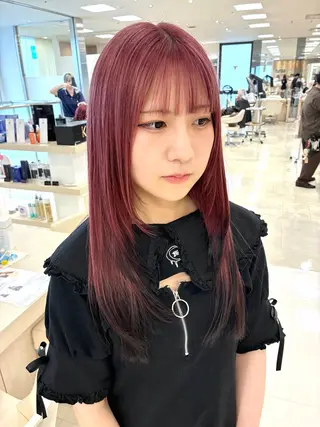 ロング カラー 暖色/ブリーチカラー 🎀 M i k uのヘアスタイル