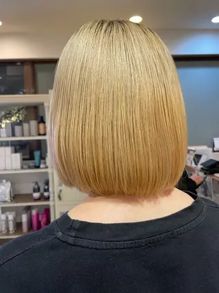 ミディアム ボブカット 佐々木 祐太のヘアスタイル
