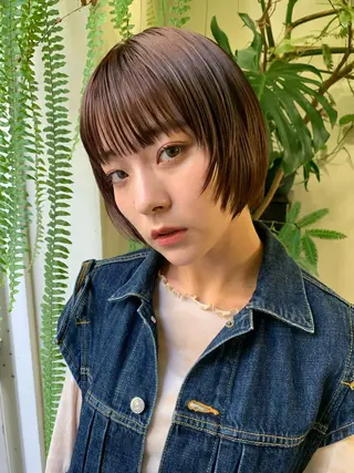 ショート ボブ/顔まわりカット 💫大澤奈緒美のヘアスタイル
