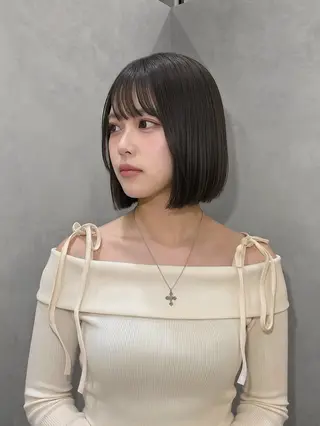 ミディアム カラー 吉田勇人🩶レイヤー •透明感カラー•暗髪のヘアスタイル